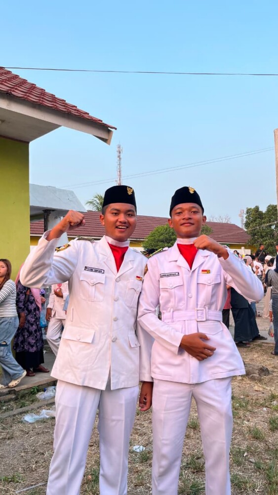 2 Generus Tanjung Raja Terpiluh Menjadi Anggota Paskibraka Kecamatan