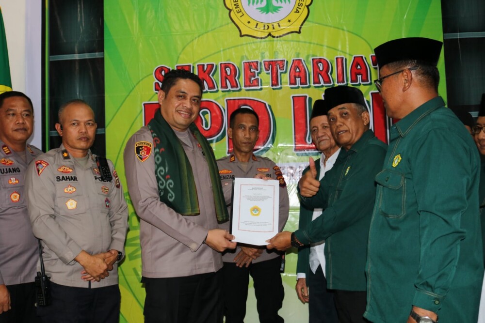 Kapolres Ogan Komering Ulu  Kunjungi LDII Ajak Sinergi Wujudkan Kamtibmas