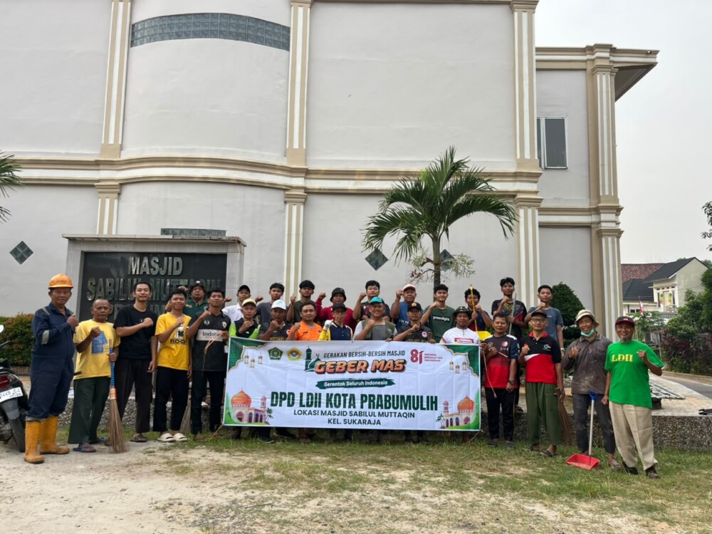 Dukung Program KEMENAG RI, DPD LDII Kota Prabumulih Gelar GEBERMAS di Seluruh Masjid