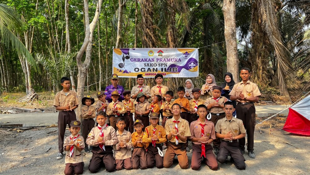 Bina Karakter Generasi Muda, Sako SPN Ogan Ilir Gelar Perkemahan Sehari di Desa Bakung