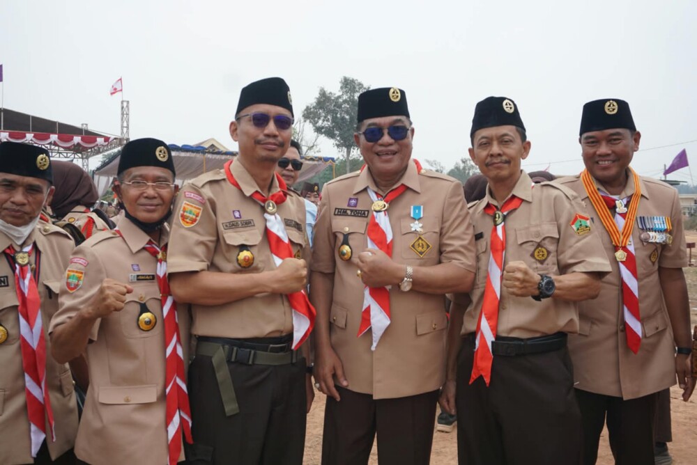 SAKO SPN Hadiri Hari Pramuka ke-65 Muba, Perkuat Pembinaan 29 Karakter Luhur