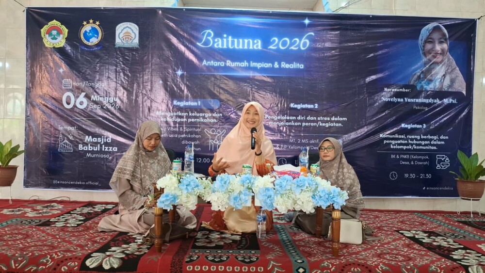 Perkokoh Rumah Tangga Muda, DPD LDII OKU Timur Gelar Pembekalan Psikologi Keluarga