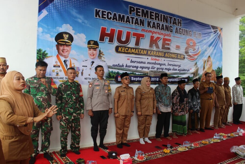 PC LDII Karang Agung Ilir Hadiri HUT Kecamatan Karang Agung Ilir ke-8