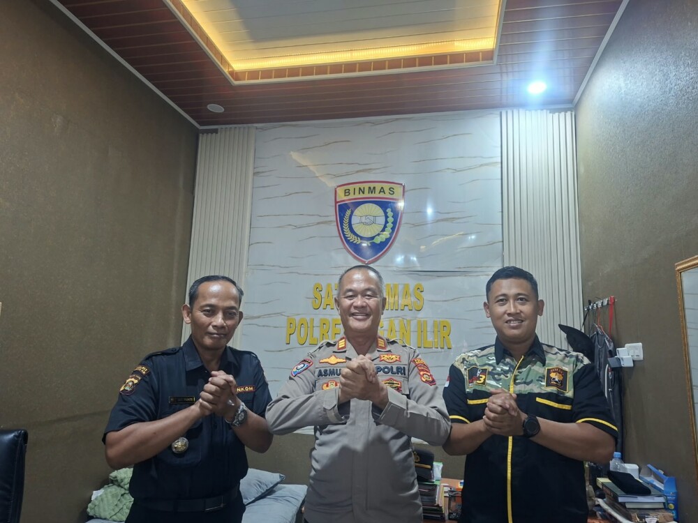 Ketua Senkom Ogan Ilir Sowan ke Kasat Binmas Jelang Pelatihan Gaktib dan SAR di Danau Ranau