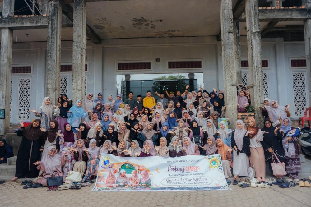 DPD LDII MUSI BANYUASIN GELAR COOKING CLASS “SHOLEHA IN THE KITCHEN” UNTUK TINGKATKAN KETERAMPILAN GENERUS PUTRI